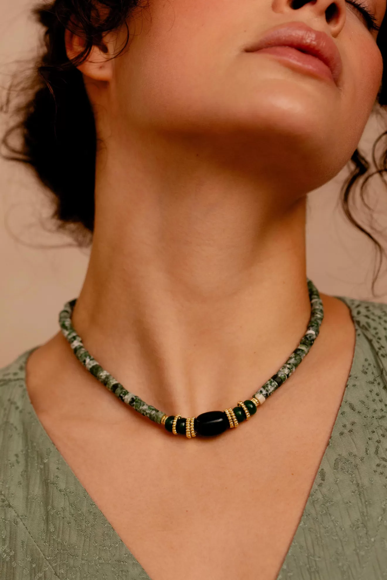 Discount Orta Collier Calliope vert