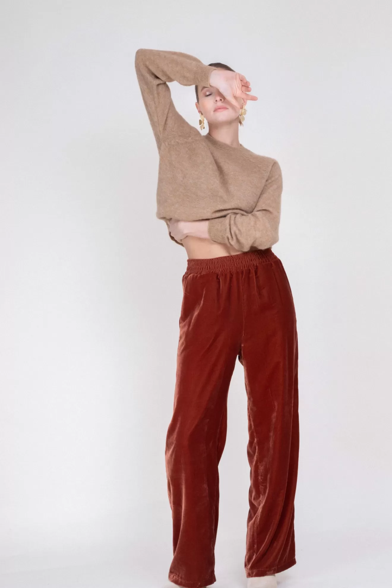 Fashion Orta Pantalon Jonas terracotta